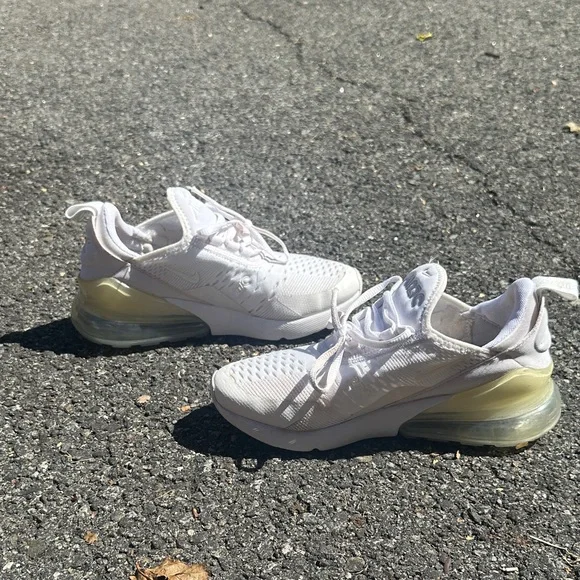 Nike White Air Max 270 Sneakers size 4Y big kids - Back to school - Picture 9 of 9